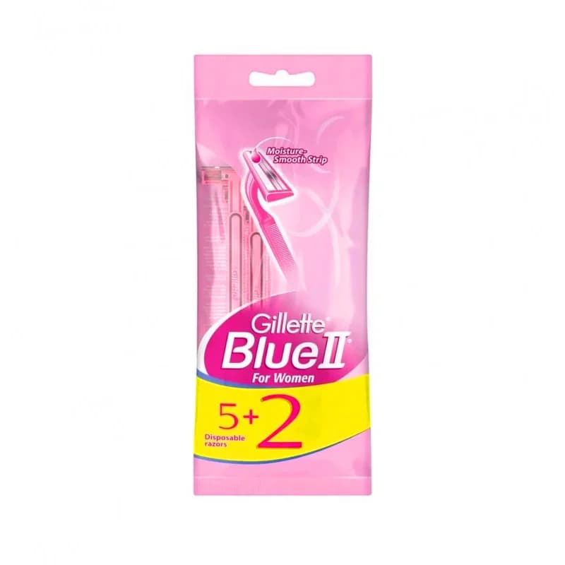 Gillette Blue Damenrasierklingen 5+2