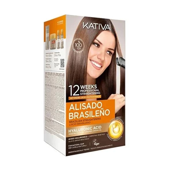 Kativa Brasilianisches Haarglättungsset - 225ml