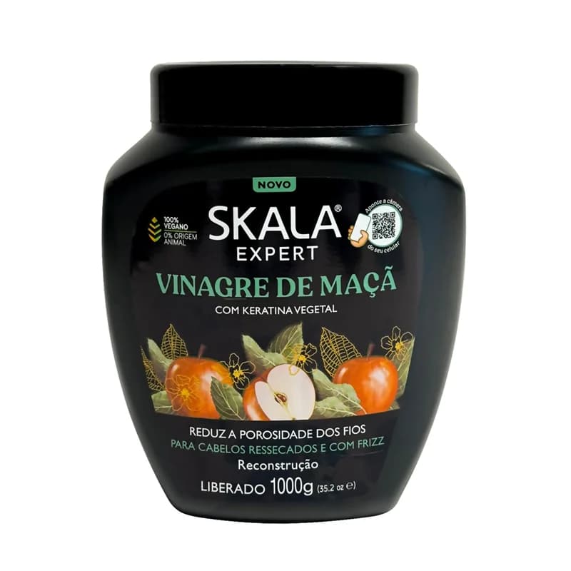 Scala Expert Apfelessig Feuchtigkeitscreme für trockene und lockige Haare - 1000g
