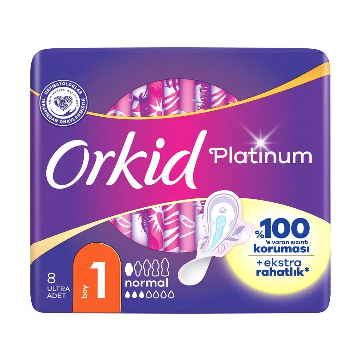 Orkid Platinum Ultra Normal Binden - 8 Stück