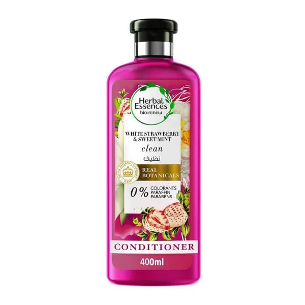 Reiner Weißer Erdbeer- und Süßminz-Balsam 400 ml von Herbal Essences