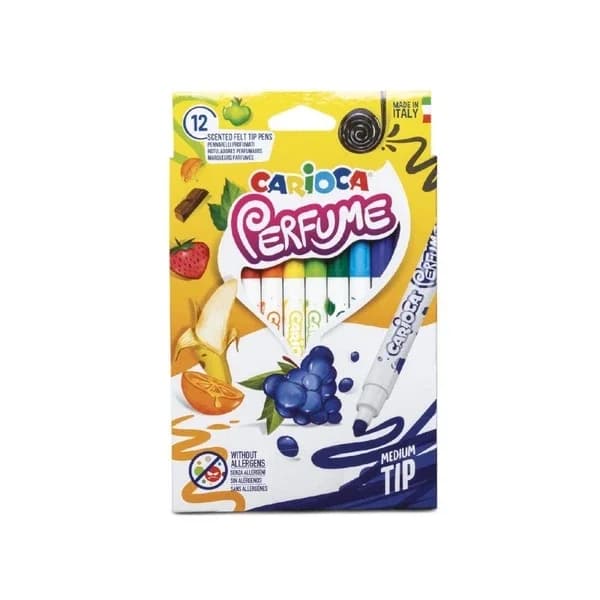 Carioca Duftende Filzstifte - 12 Waschbare Stifte