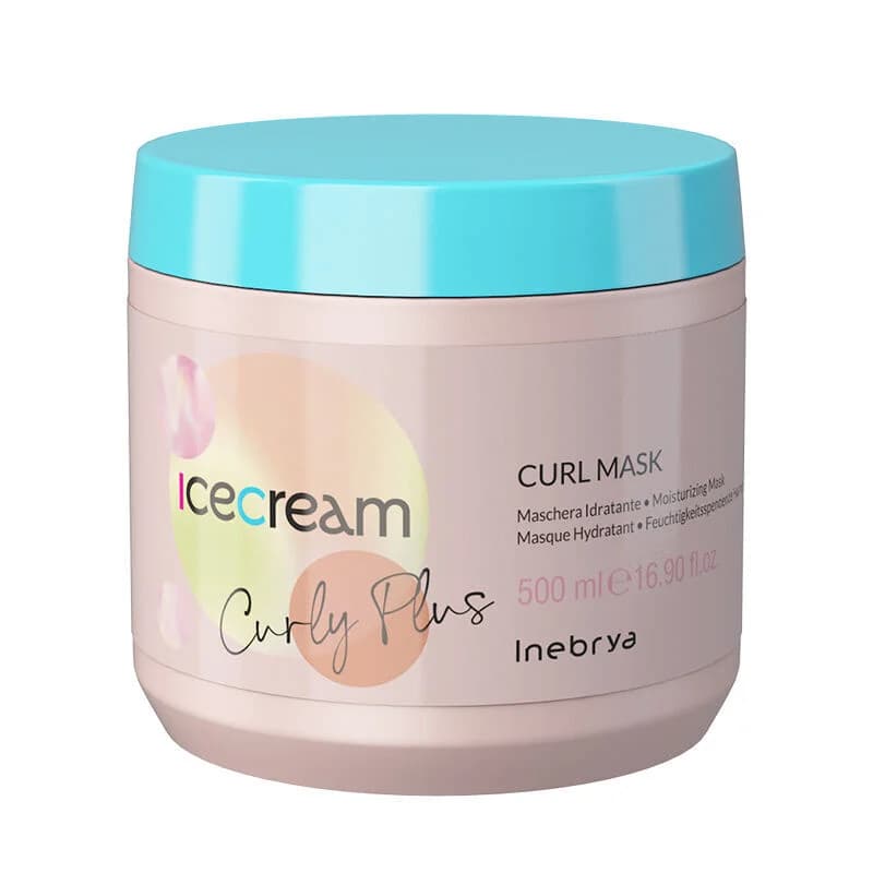 Inebrya Ice Cream Curl Plus Maske - 500ml