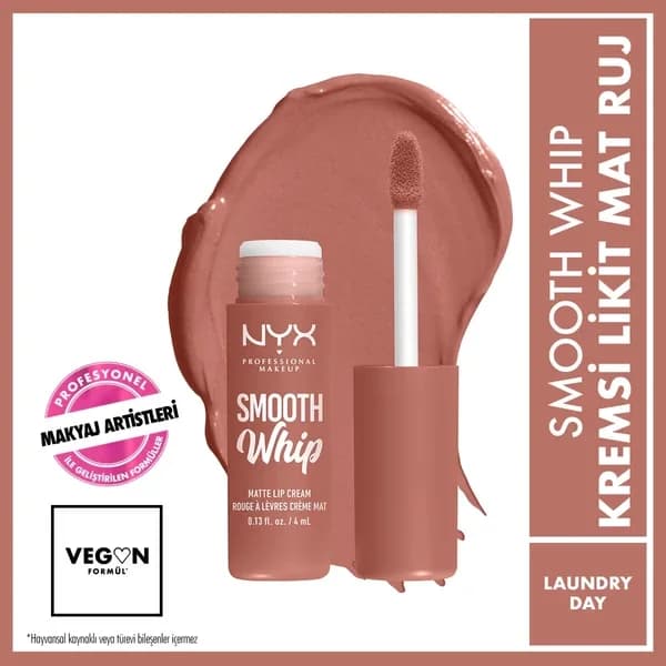 Nyx Smooth Whip Cremiger Matt Lippenstift - Laundry Day