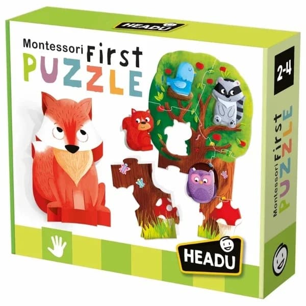 Headu Montessori Waldpuzzle für 2