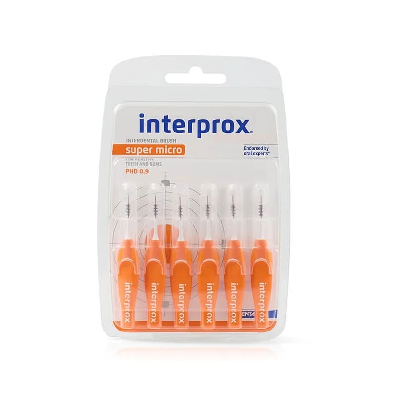 Dentaid INTERPROX 4G Supermicro Bürstenpackung 6 Stück - Orange