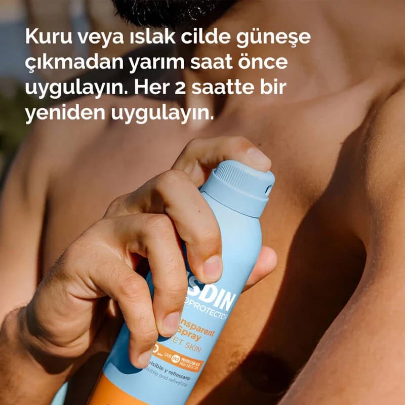 Transparente Sonnencreme für helle Hautschutz SPF 50 250 ml von Isdin