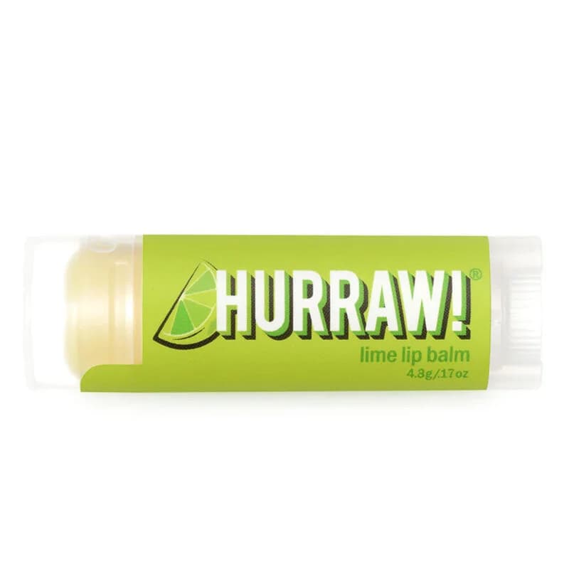 Hurraw Limetten Lippenbalsam - Limetten Geschmack, 4,8g