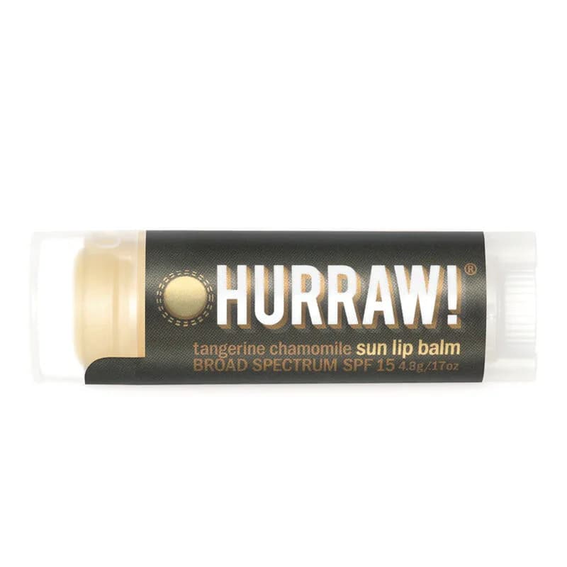 Hurraw SPF15 Sonnenlippenbalsam - Natürlicher Sonnenschutz, 4,8g