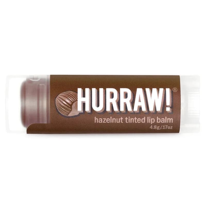 Hurraw Haselnuss Tönender Lippenbalsam - Pflegend & Feuchtigkeitsspendend 4,8g
