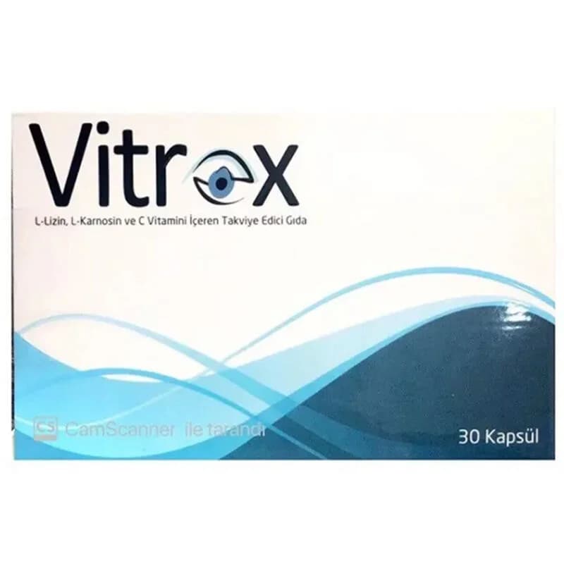 Vitrex Vitamin C Ergänzung - Immunsystem Unterstützung, 30 Kapseln