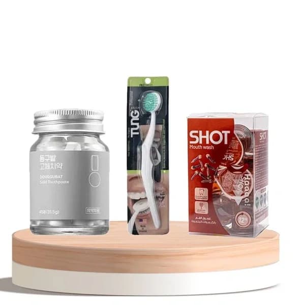 Mund- und Zungenpflege Set - 3 Produkte von Tung