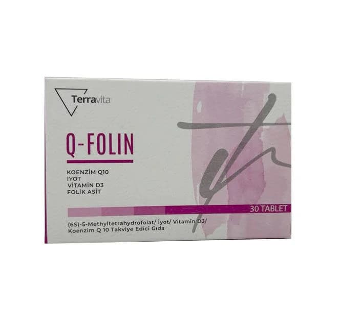 Q-Folin Coenzym Q10 Nahrungsergänzung - 30 Tabletten