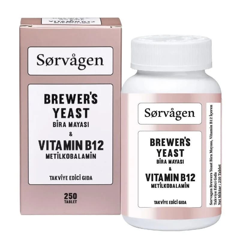 Sorvagen Bierhefe mit B12 - 250 Tabletten
