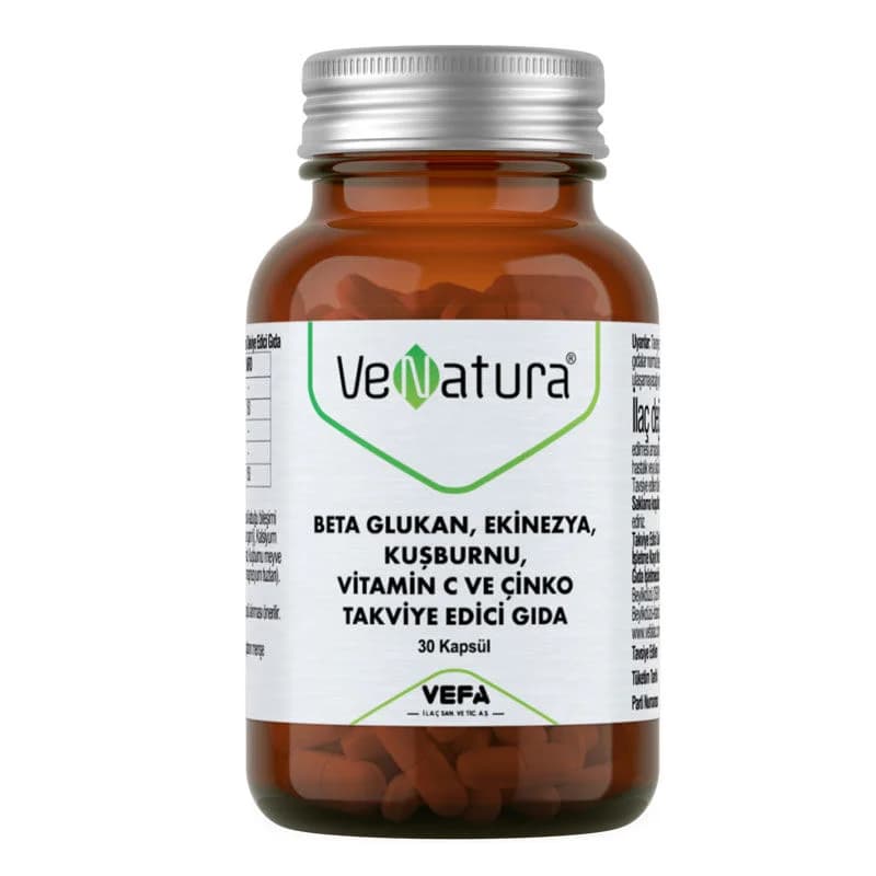 VeNatura Immununterstützung Kapseln: Beta-Glucan & Zink 30 Stück