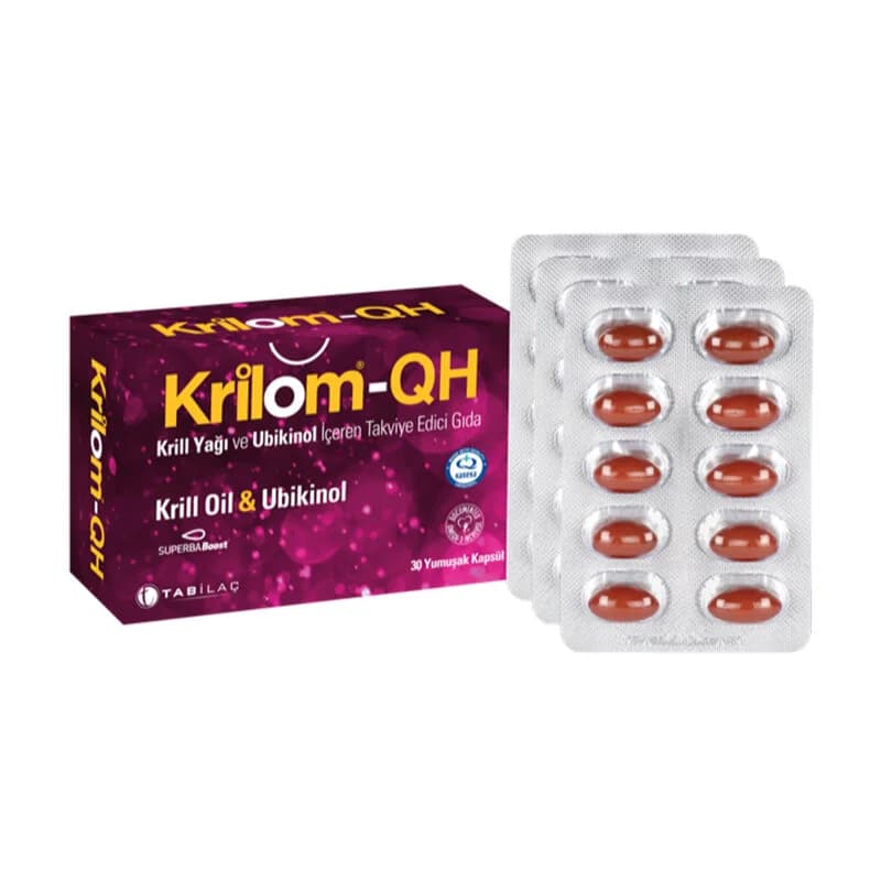 Krilom-QH Krillöl & Ubiquinol Weichkapseln für die Herzgesundheit