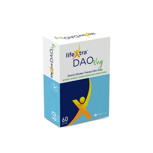 LifeXtra DAOVeg Diaminoxidase Ergänzung 60 Tabletten