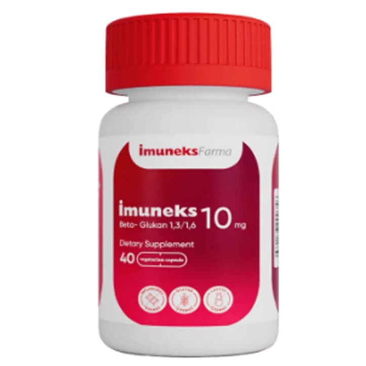 Imuneks Farma 10 mg Beta-Glucan Immununterstützung - 40 Kapseln