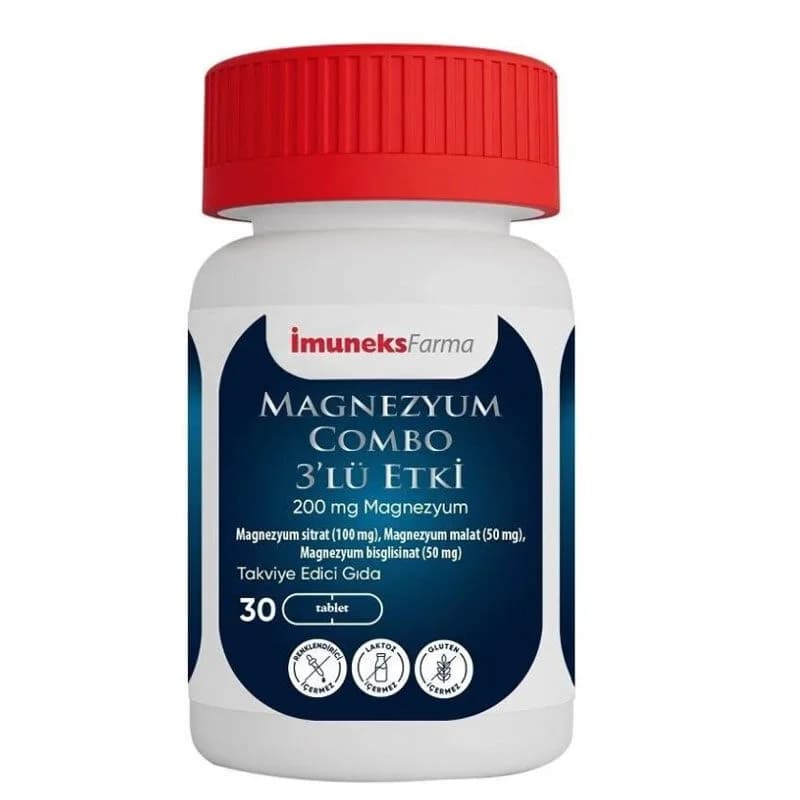 Imuneks Farma Magnesium Combo Triple Effect 30 Tabletten
