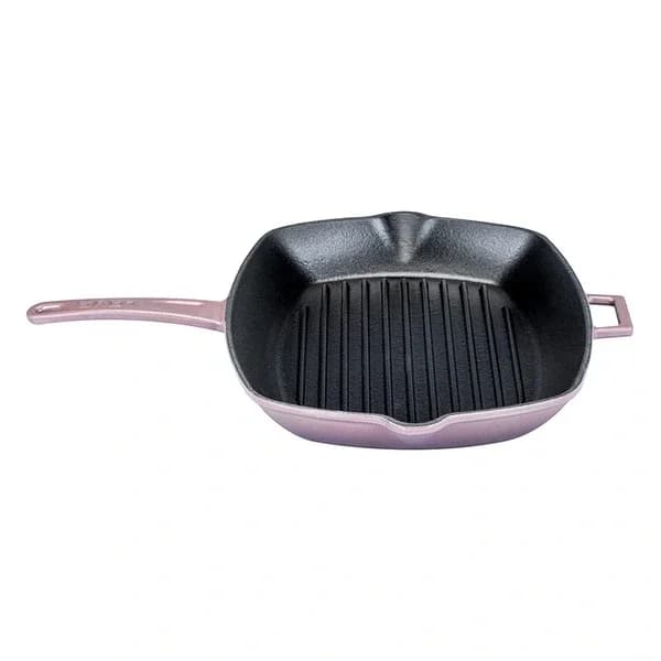 LAVA Lila Gusseisen Grillpfanne 26x32cm