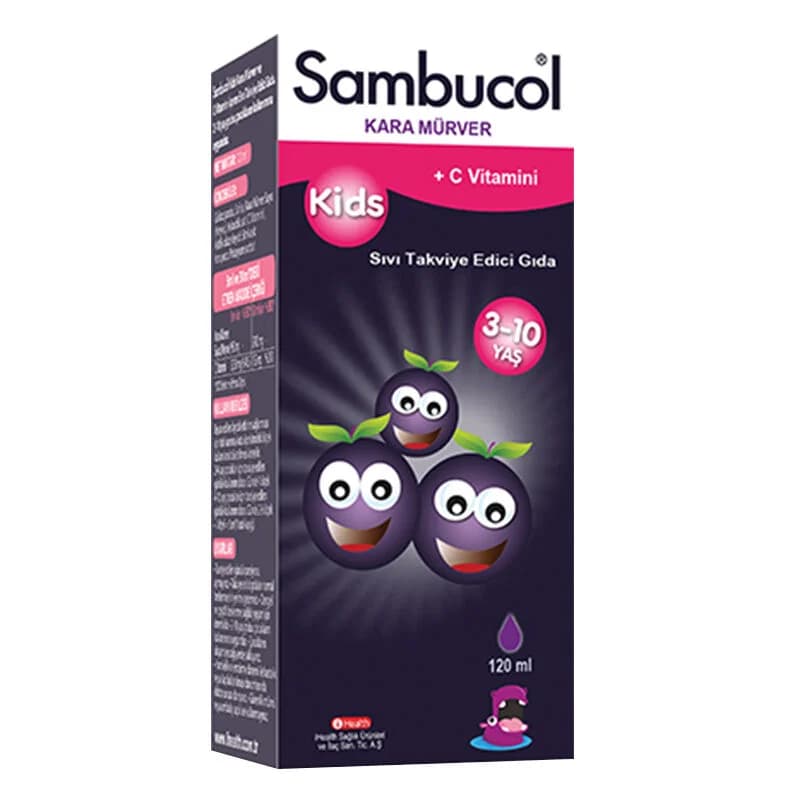 Sambucol Kids Flüssigpräparat - Schwarze Holunderbeere & Vitamin C 120ml