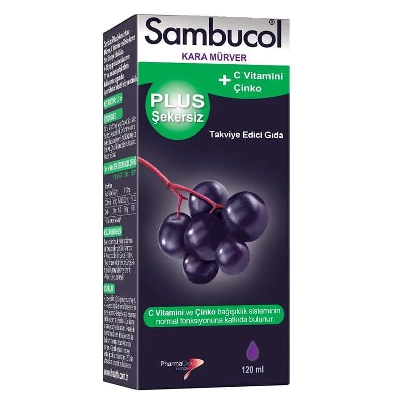 Sambucol Plus Zuckerfrei Vitamin C + Zink 120ml