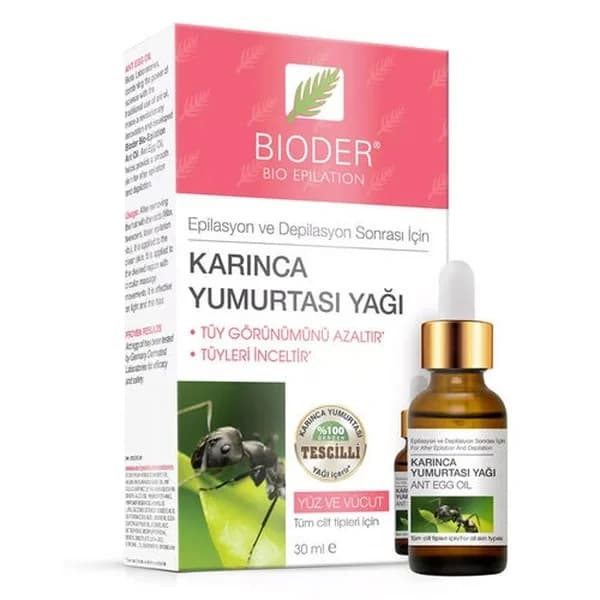 Bioder Bio Epilation Ant-Egg-Öl 30ml