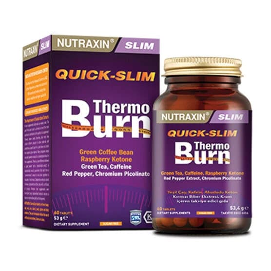 Nutraxin Quick-Slim Thermo Burn - 60 Fettverbrenner Tabletten