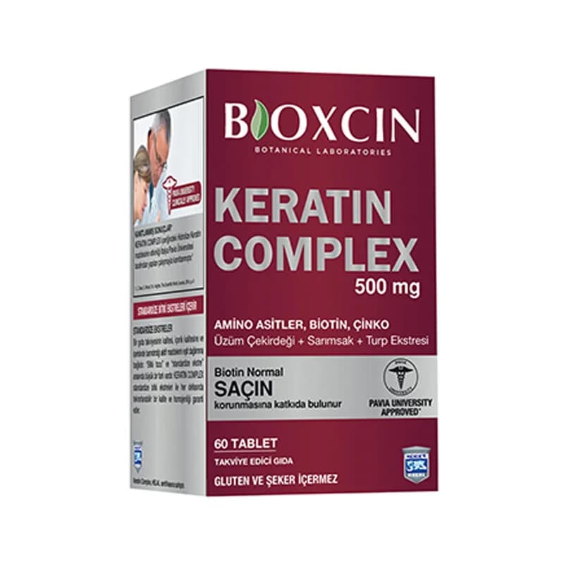 Bioxcin Keratin Komplex Tabletten für Haar- und Nagelstärkung 60 Stück