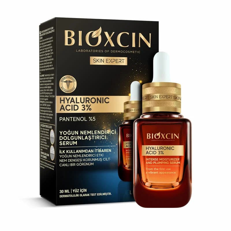 Bioxcin 3% Hyaluronsäure feuchtigkeitsspendendes Plumpser-Serum 30ml