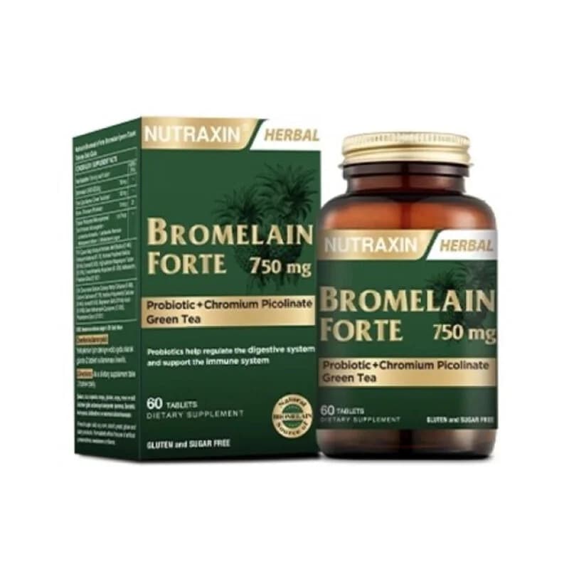 Nutraxin Bromelain Forte 60 Tabletten