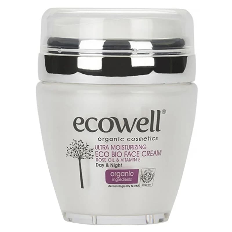 Ecowell Diamond Ultra Feuchtigkeitsspendende Eco Bio Gesichtscreme 50ml