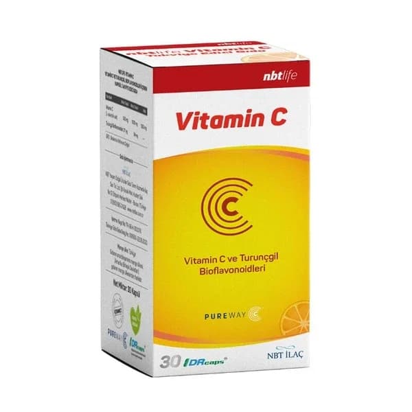 NBT Life Vitamin C Kapseln - Immununterstützung & Hautgesundheit