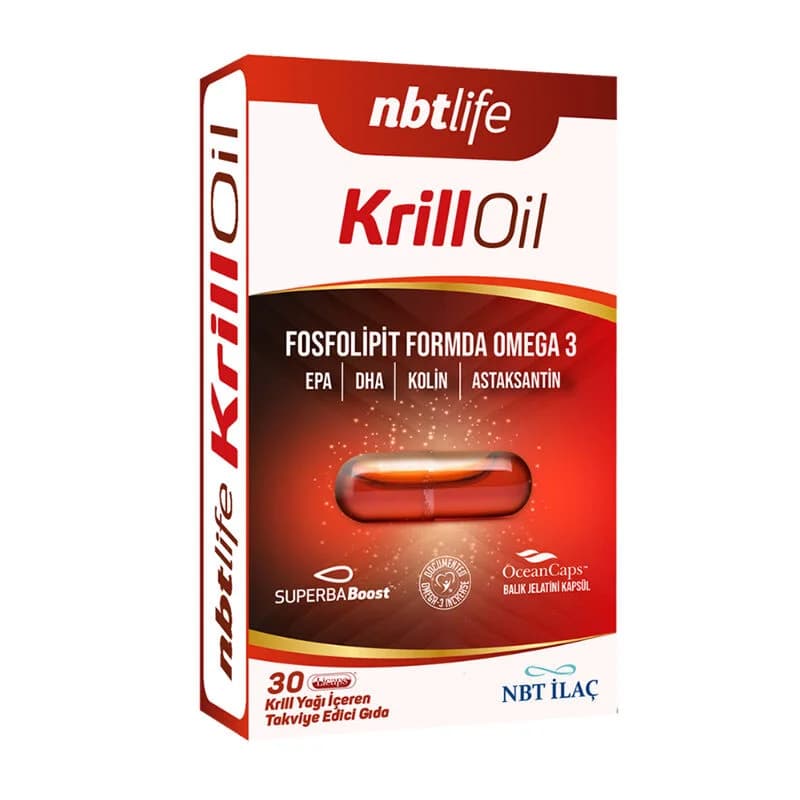 NBT Life Krillöl 30 Kapseln - Omega-3 & Antioxidantien Unterstützung