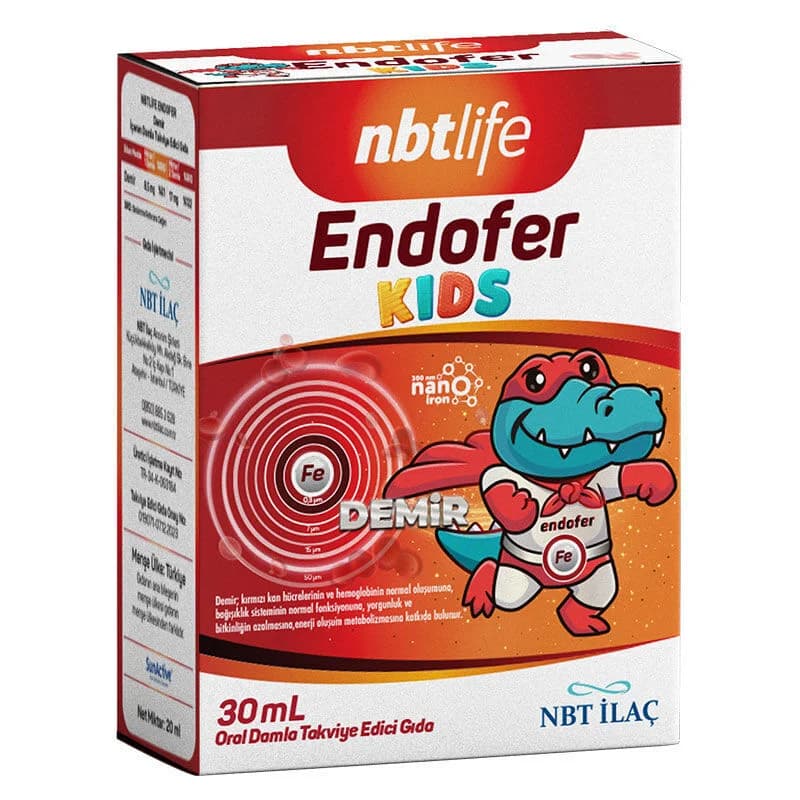 NBT Life Endofer Kinder Flüssiges Eisenpräparat - 30 ml