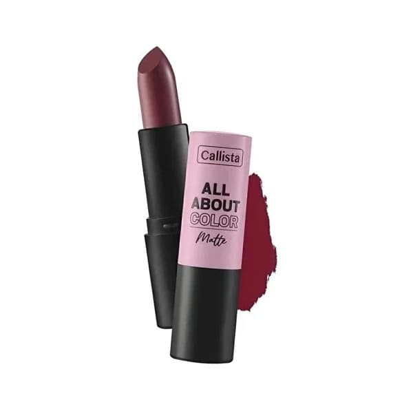 Callista Matt Lippenstift in Burgunder - Pflegende Farbe von Callista