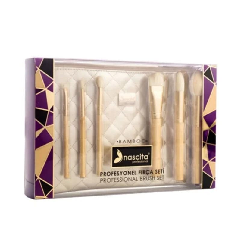 Nascita umweltfreundliches Bambus-Make-up-Pinselset - 26 Stück