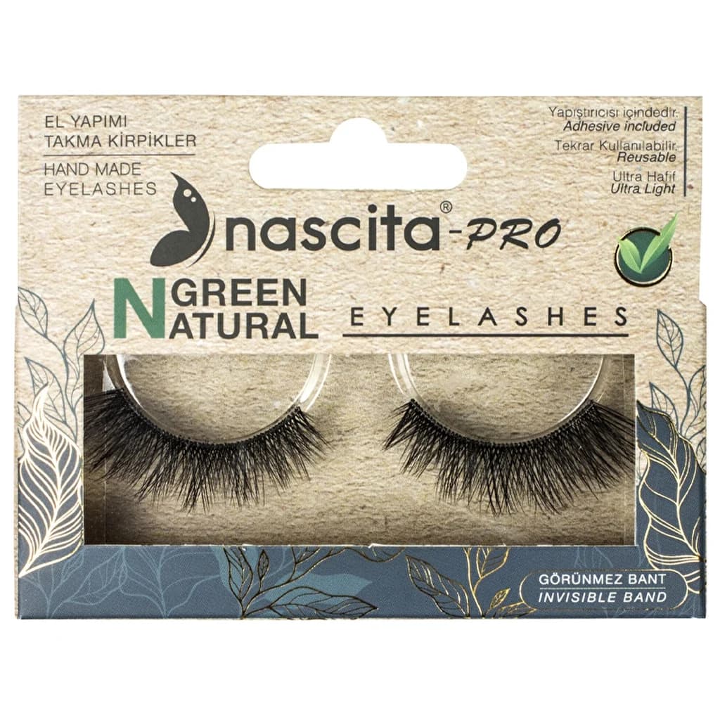 Nascita-Pro Green Naturale Wimpern - Stil 114, umweltfreundlich