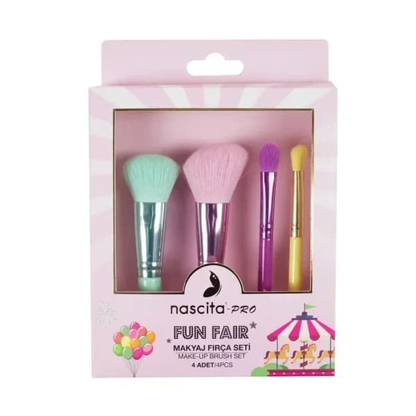 Nascita Funfair 4-teiliges Makeup-Pinselset für makellose Looks