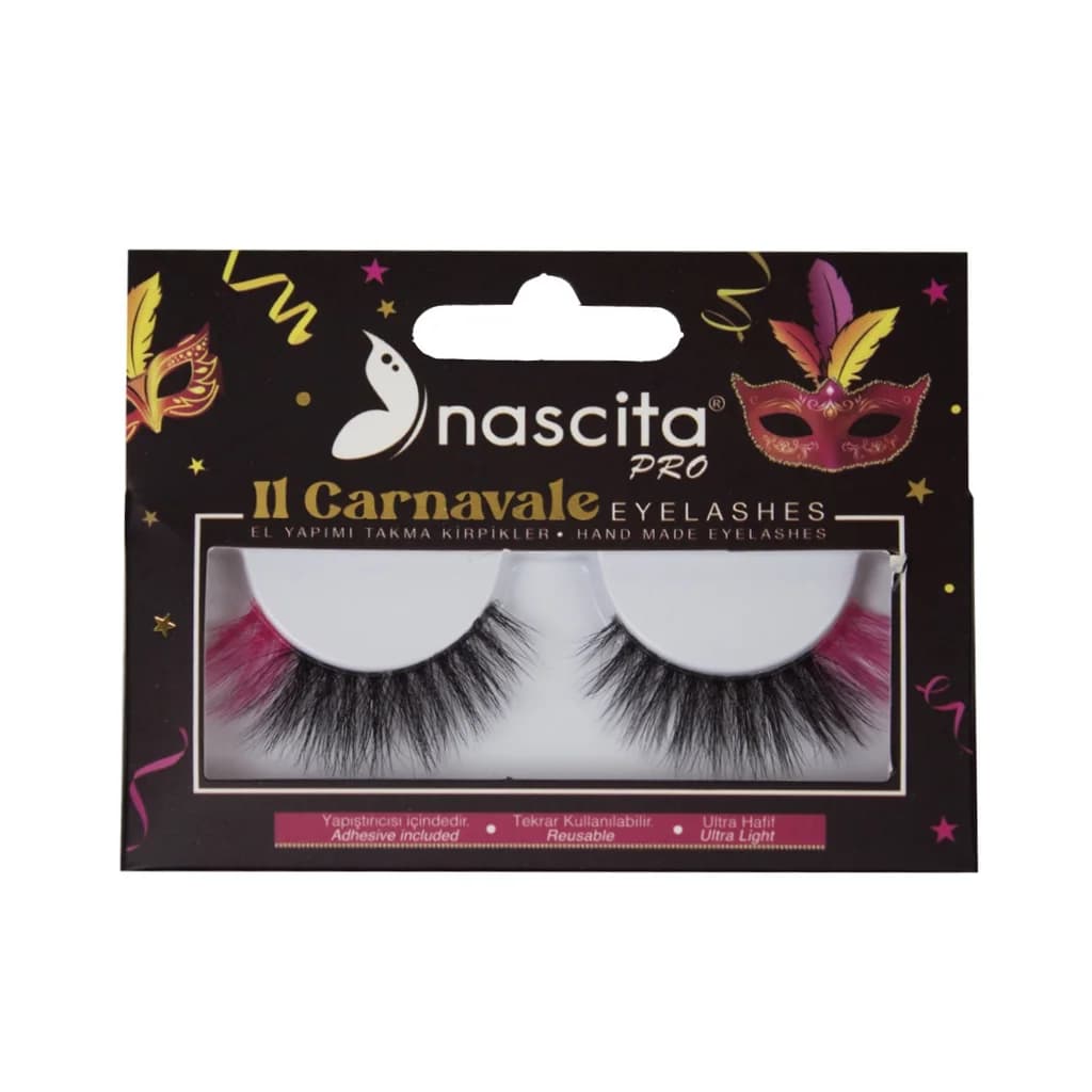 Nascita Carnavale 128 Bunte Wimpern