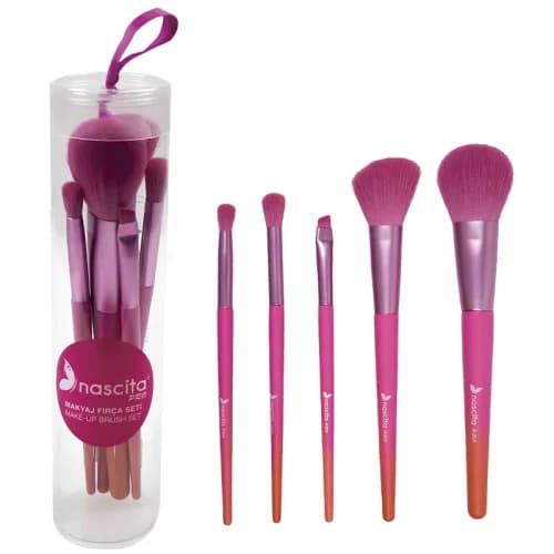 Nascita 5-teiliges Profi-Make-up-Pinselset - Weich & Vielseitig