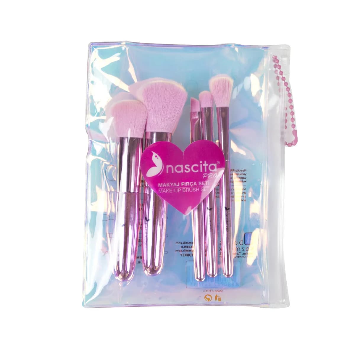 Nascita Reise 5-teiliges kompaktes Make-up-Pinselset