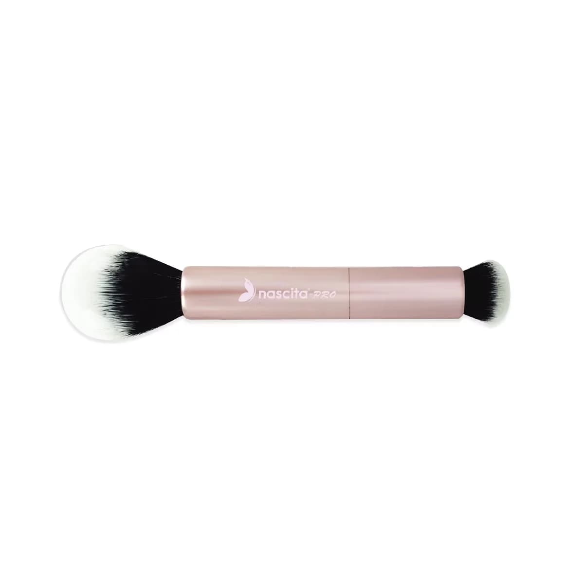 Nascita Doppelseitiger Makeup-Pinsel für Blush und Foundation
