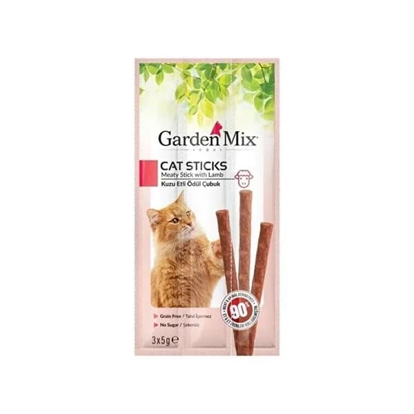 Gardenmix Katzenbelohnungsstick mit Lamm - 3x5g