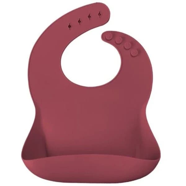 OiOi Basics Burgunder Lätzchen für 6 Monate+