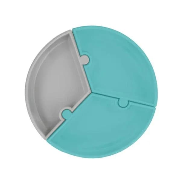 OiOi Aqua Green Silikon Puzzle Baby Teller