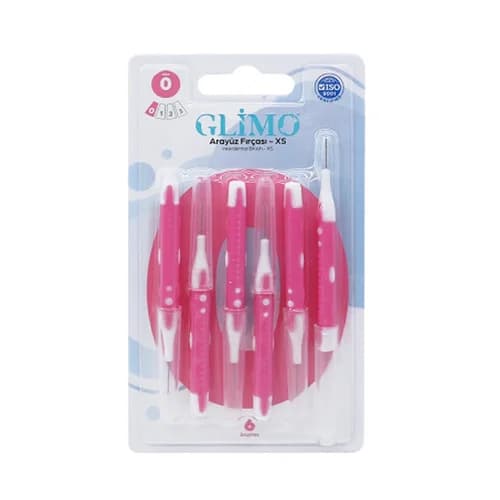 Glimo XS Interdentalbürsten Set – 6 Stück