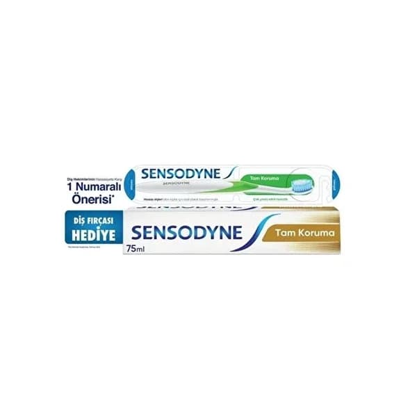 Sensodyne Komplettschutz Zahnpasta & Zahnbürsten-Set 75ml