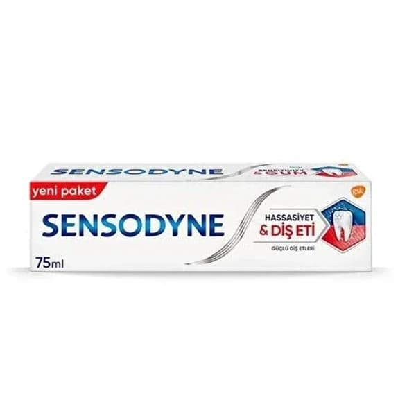 Sensodyne Mint Zahnpasta für empfindliche Zähne und Zahnfleisch 75 ml