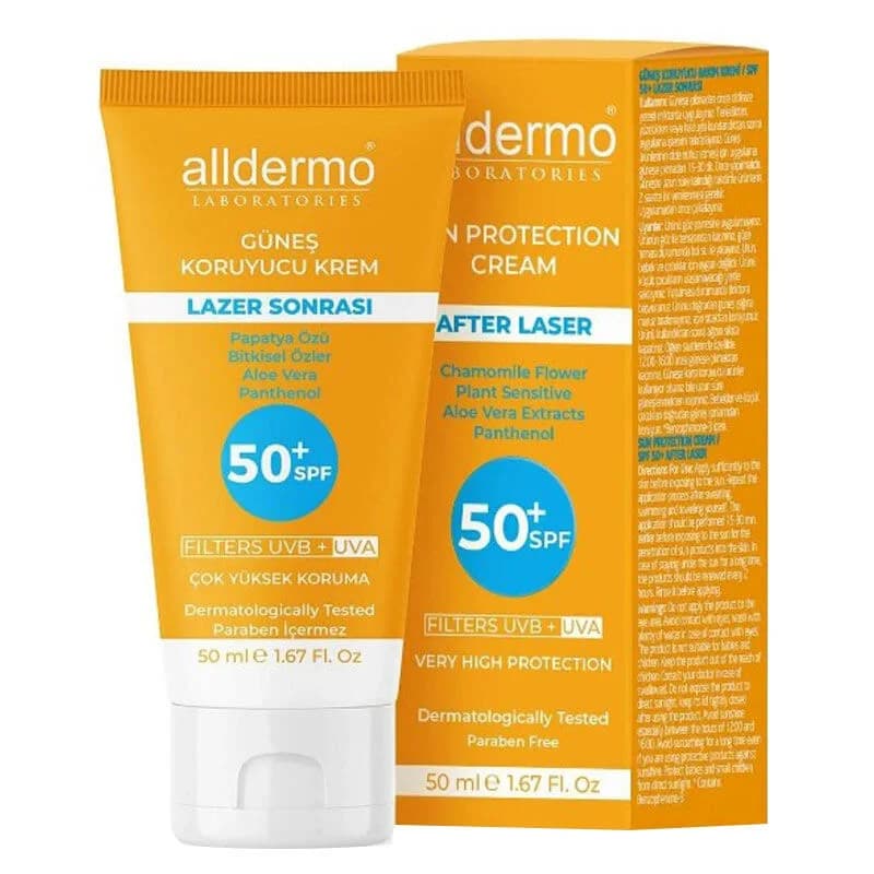 Alldermo SPF50+ After Laser Sonnenschutzcreme 50ml